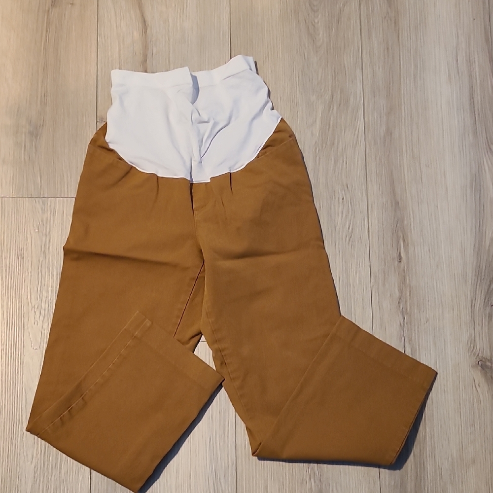 Old Navy Kids Brown and White Casual Trousers